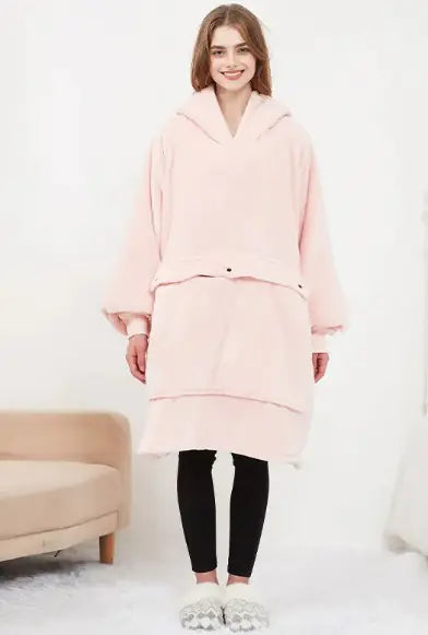 Premium USB Heated Oversized Hoodie Blanket