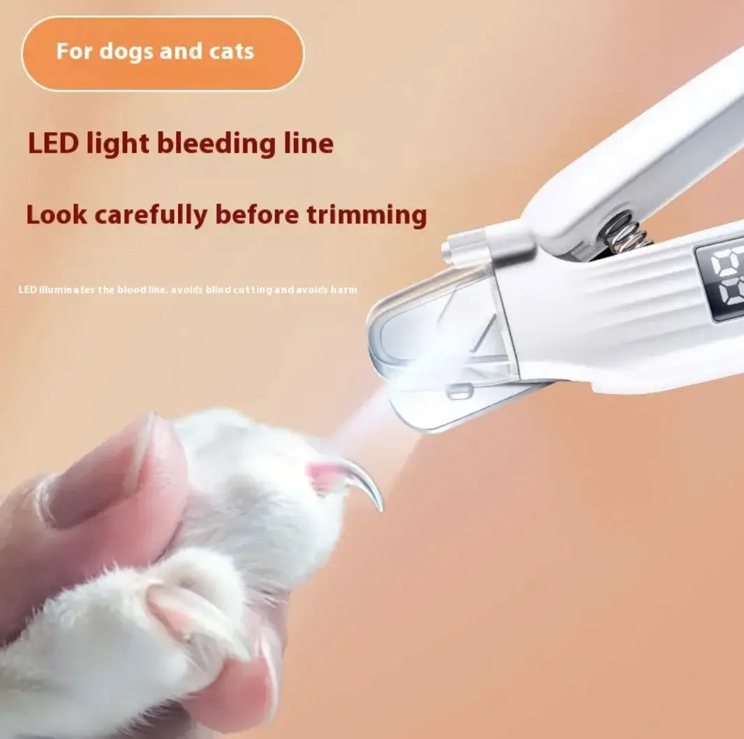 2-in-1 LED Pet Nail Clipper