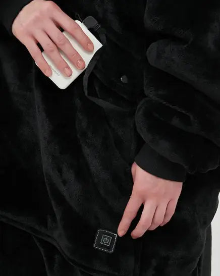 Premium USB Heated Oversized Hoodie Blanket