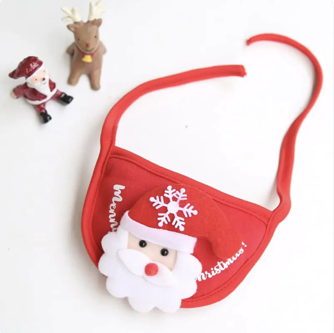 Pet Christmas Hat and Bib Set