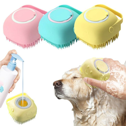 Dog Bath Massage Brush